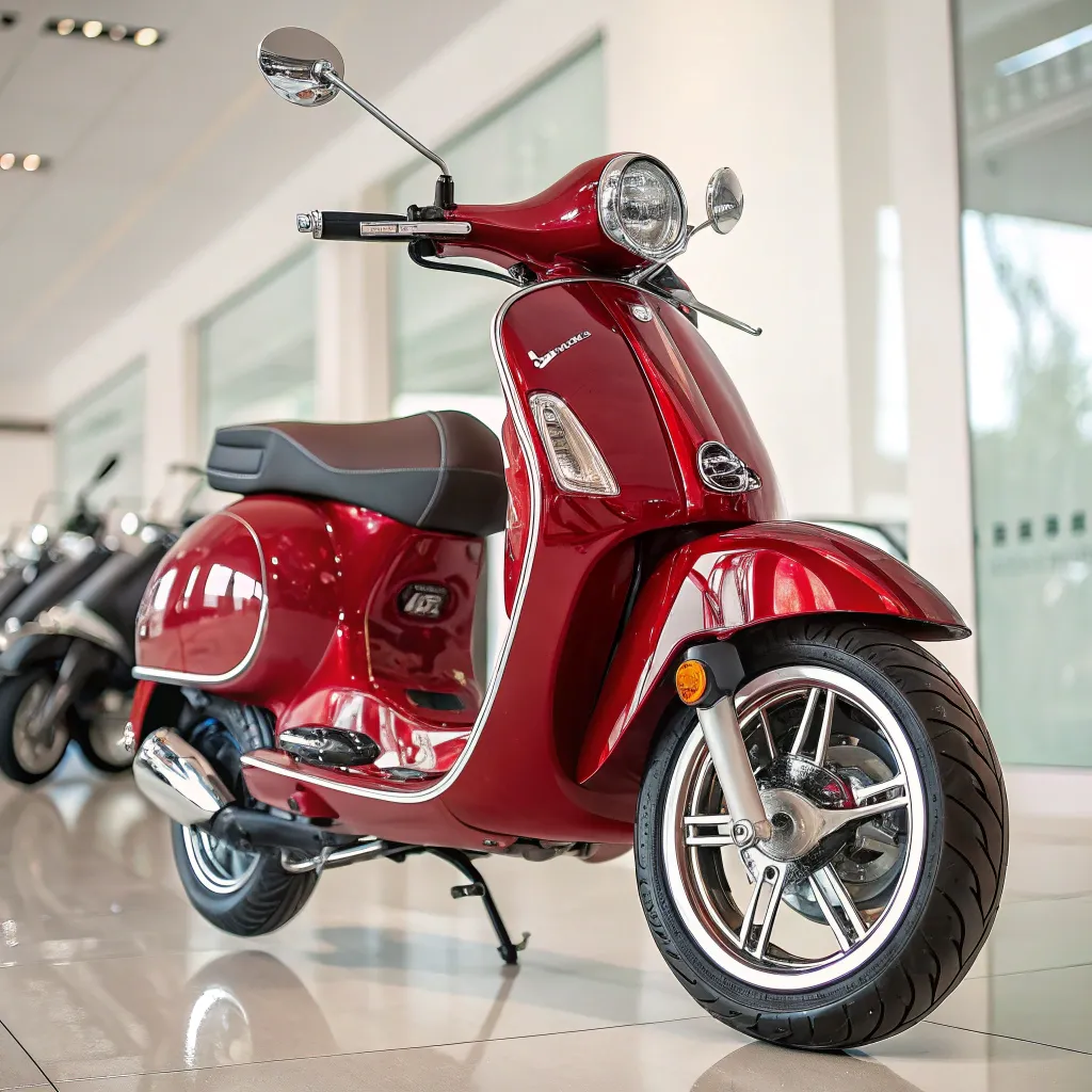 Red Sporty Scooter