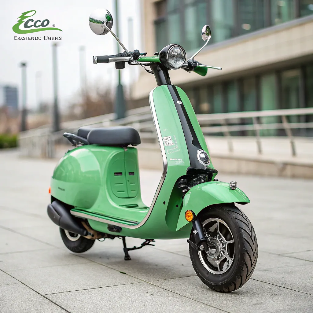 Green Eco-Friendly Scooter